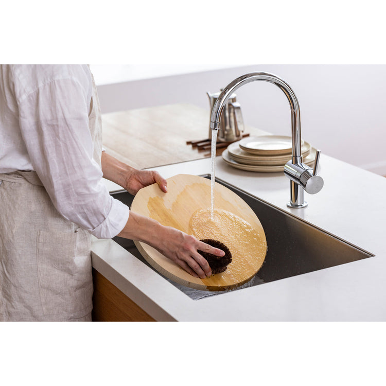 東濃ひのきの丸まな板 L