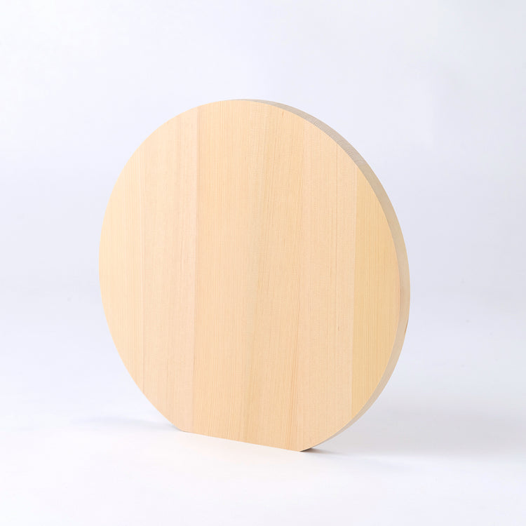 青森ひばの丸まな板 L