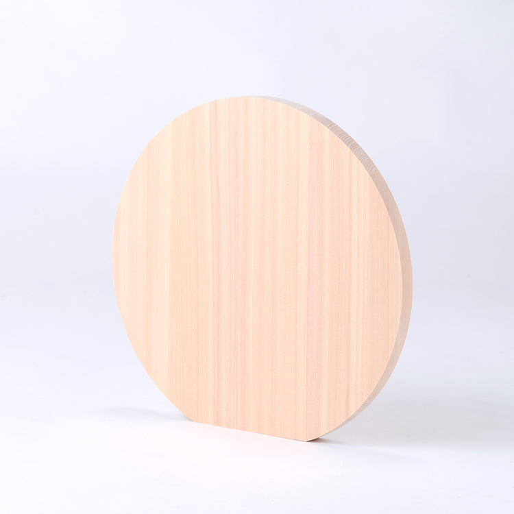 東濃ひのきの丸まな板 L