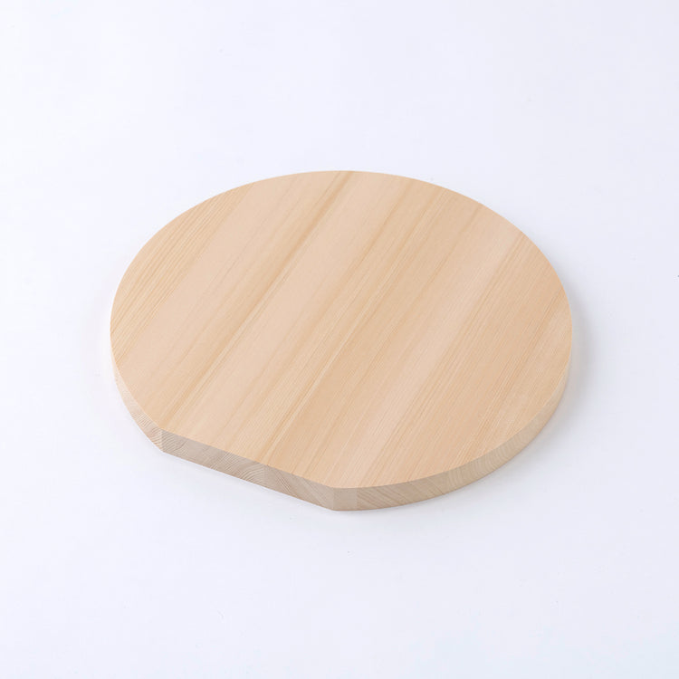 青森ひばの丸まな板 L