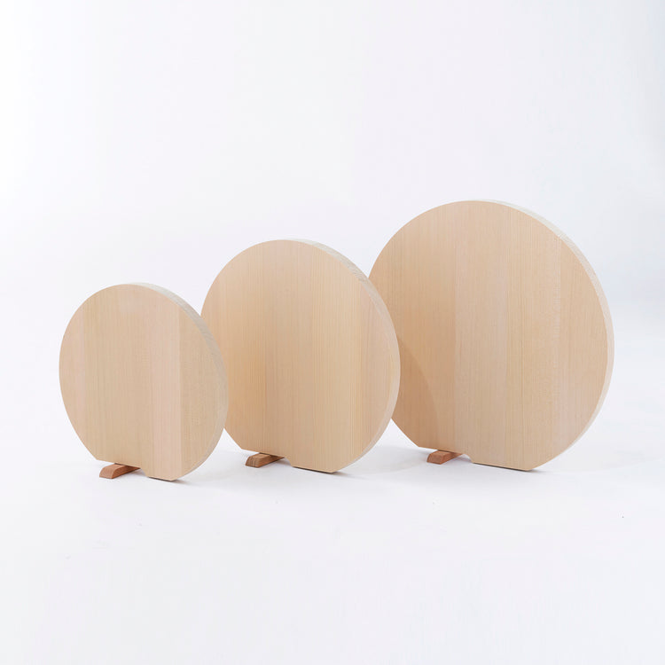 青森ひばの丸まな板