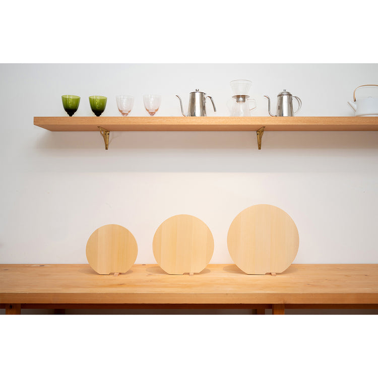 青森ひばの丸まな板