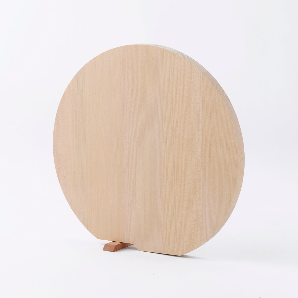 丸いまな板 青森ひばの丸まな板 スタンド付 L 丸型まな板 – 梅沢木材工芸社