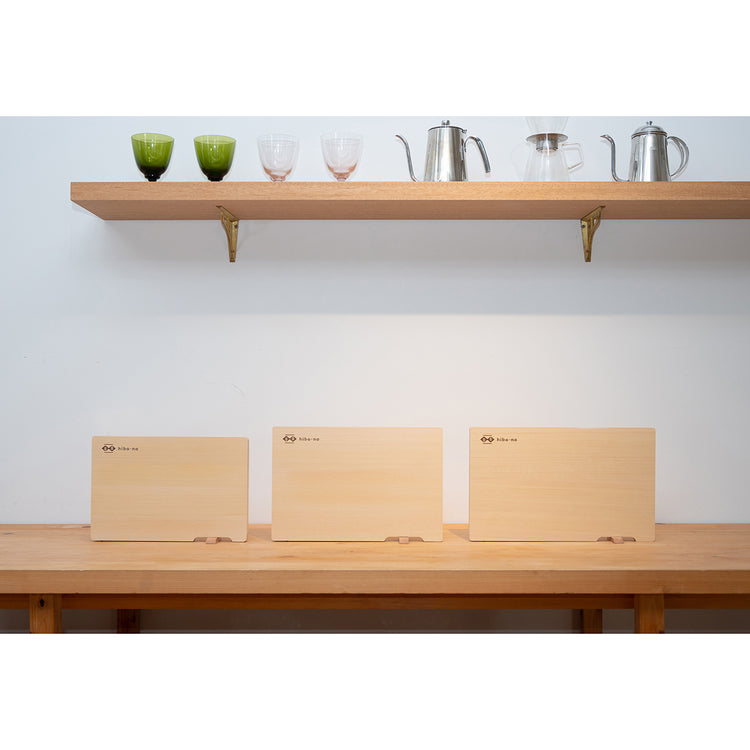 青森ひばのまな板スタンド付き