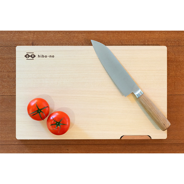 青森ひばのまな板スタンド付き