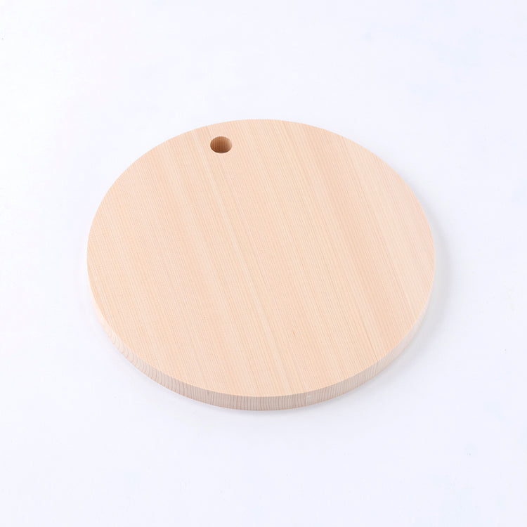 桧の丸まな板