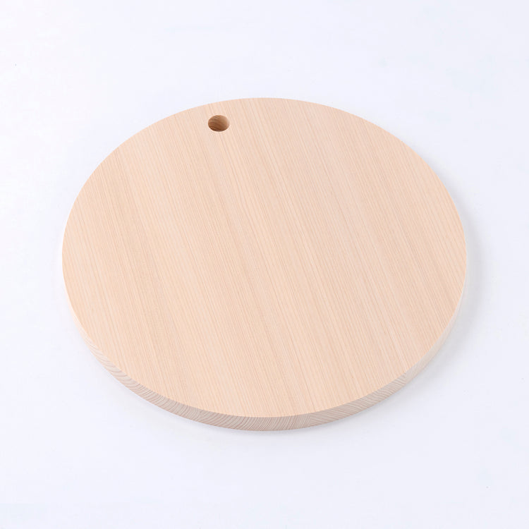 桧の丸まな板