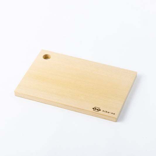 hiba-no 青森ひばの軽量まな板　穴あき　M　