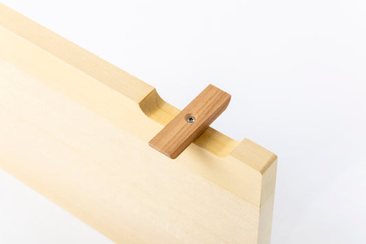 hiba-no 青森ひばの軽量まな板　スタンド付き　M